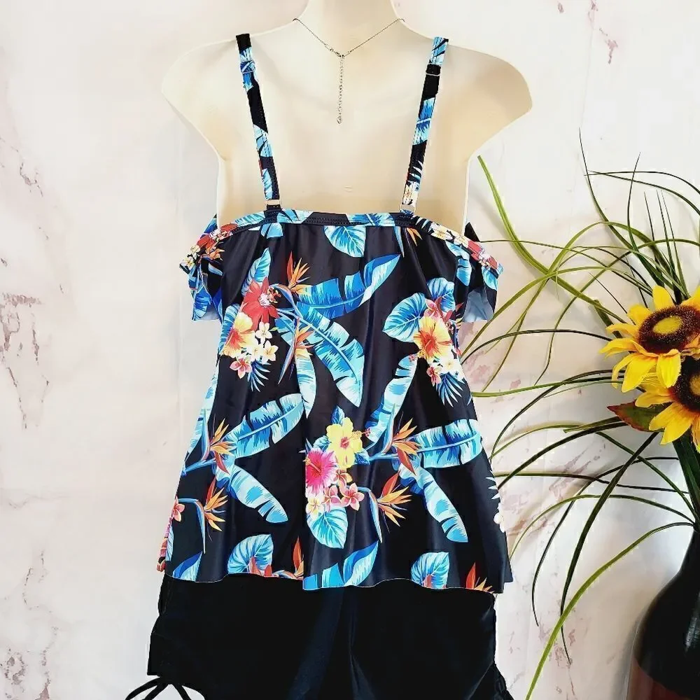 New Boutique item! Tropical Summer swimsuit boyshort
